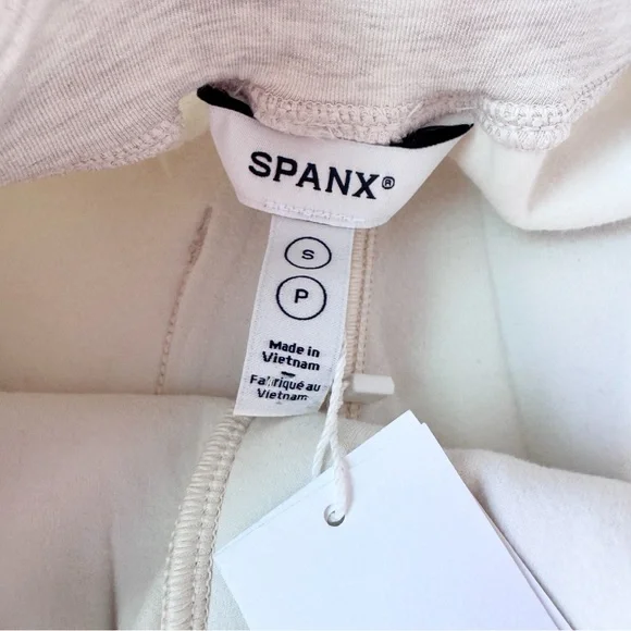 SPANX New Brushed AE Straight Legging in Heather Cream NWT Size S - Picture 12 of 16